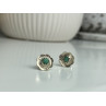 925 Sterling Silver Malachite Stud Earrings