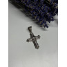 925 Sterling Silver CZ Cross Length 48 Mm