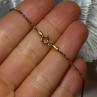 925 Sterling Silver Gold Plated Wild Flower Necklace