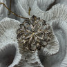 925 Sterling Silver Gold Plated Wild Flower Necklace