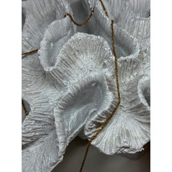 925 Sterling Silver Gold Plated Wild Flower Necklace