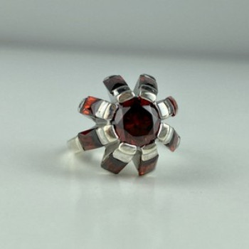 925 Sterling Silver Spessartine 