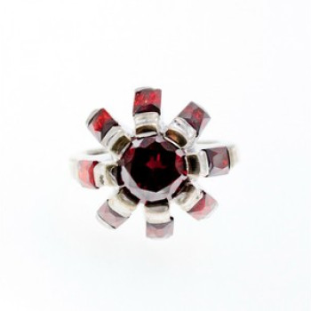 925 Sterling Silver Spessartine 