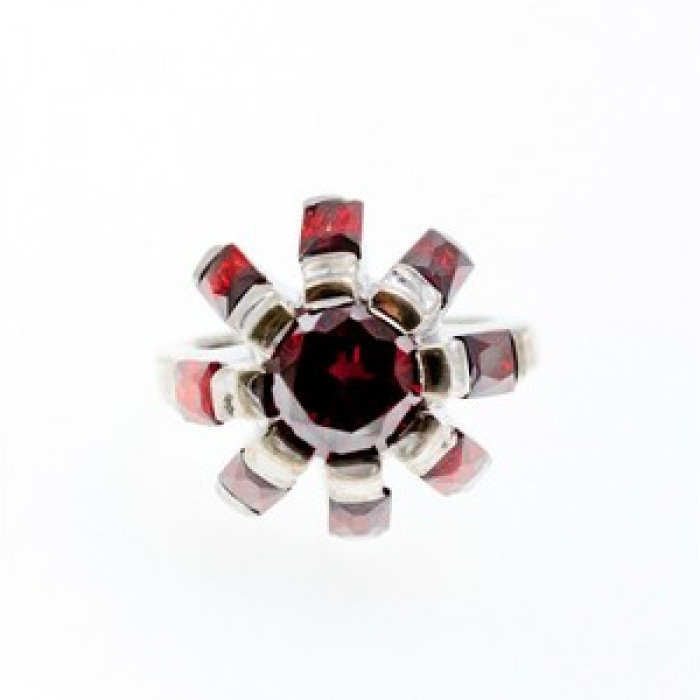 925 Sterling Silver Spessartine 