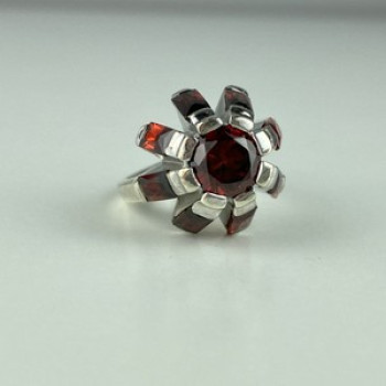 925 Sterling Silver Spessartine 