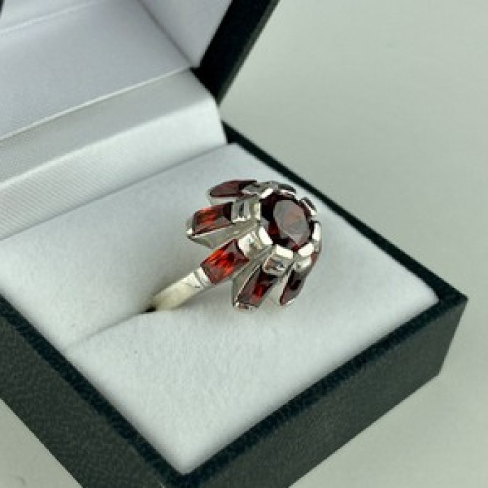 925 Sterling Silver Spessartine 