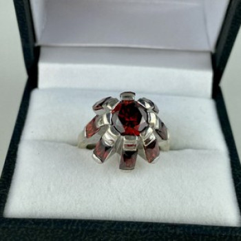 925 Sterling Silver Spessartine 