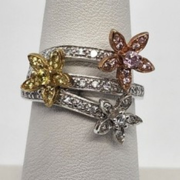 925 Sterling Silver CZ Ring Size 7