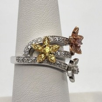 925 Sterling Silver CZ Ring Size 7