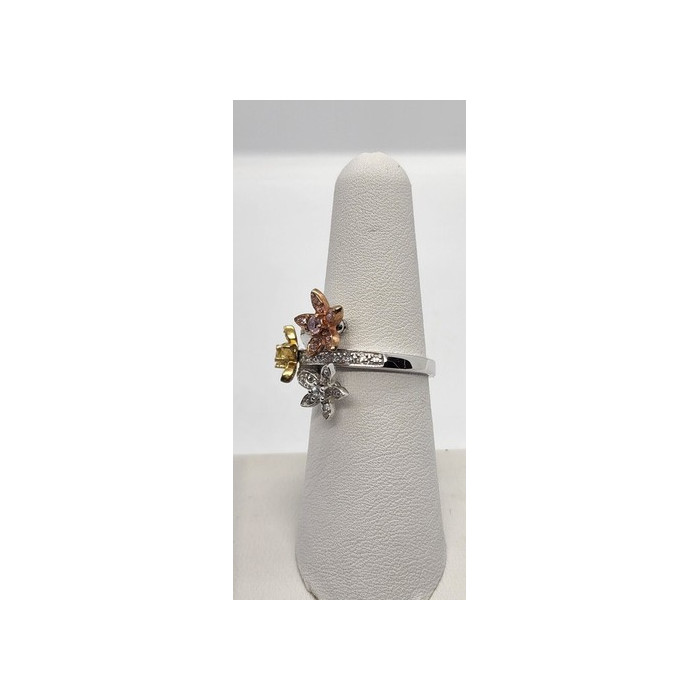 925 Sterling Silver CZ Ring Size 7