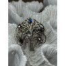 925 Sterling Silver Spinel Brooch Length 1.5 Inch