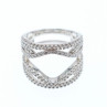 925 Sterling Silver CZ Ring Size 6.5