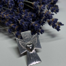 925 Sterling Silver Angel Heart Brooch