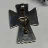 925 Sterling Silver Angel Heart Brooch