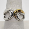 Silver Ring 925 Vintage Elle Accent Red Ruby Inside The Band Size 9