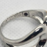 Silver Ring 925 Vintage Elle Accent Red Ruby Inside The Band Size 9