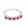925 Sterling Silver Morganite Ring Size 6