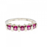 925 Sterling Silver Morganite Ring Size 6