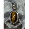 925 STERLING SILVER AMBER PENDANT LENGTH 2.5 Inch