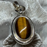 925 Sterling Silver Amber Pendant Length 2.5 Inch