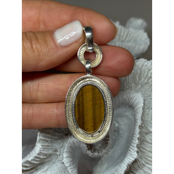 925 STERLING SILVER AMBER PENDANT LENGTH 2.5 Inch