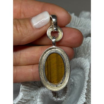 925 STERLING SILVER AMBER PENDANT LENGTH 2.5 Inch