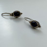 Vintage 925 Sterling Silver Agate Earrings