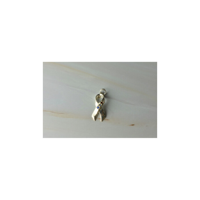 925 Sterling Silver Multicolor CZ Pendant