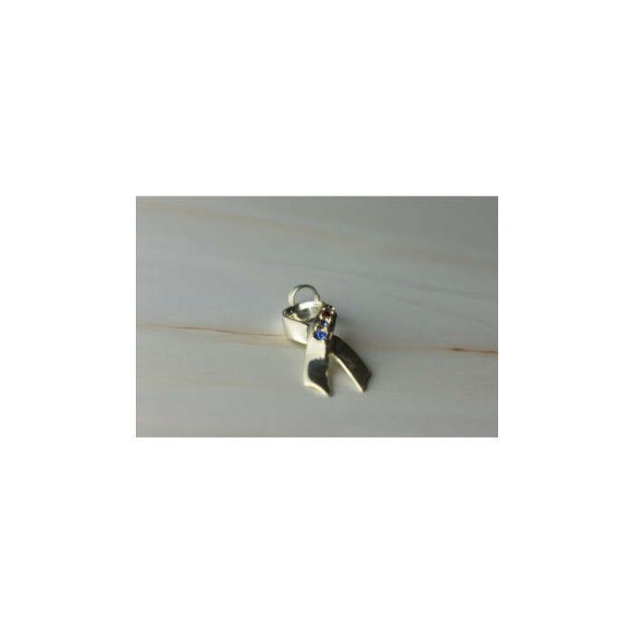 925 Sterling Silver Multicolor CZ Pendant