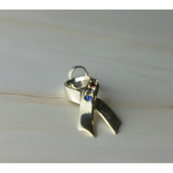 925 Sterling Silver Multicolor CZ Pendant
