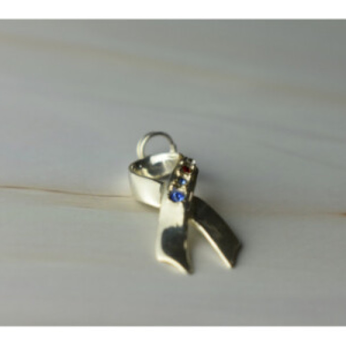 925 Sterling Silver Multicolor CZ Pendant