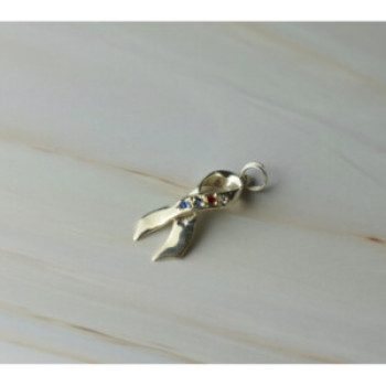 925 Sterling Silver Multicolor CZ Pendant