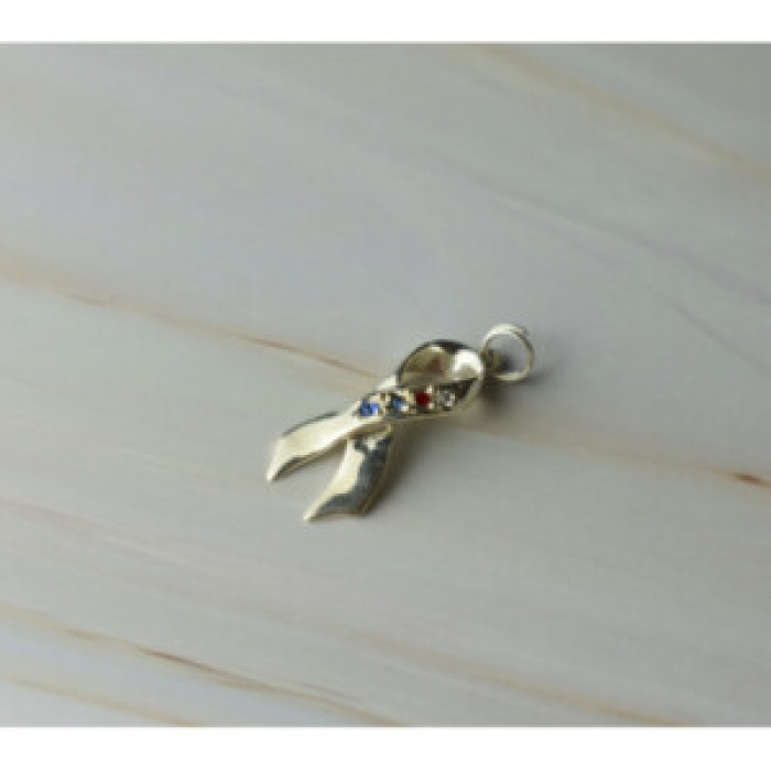 925 Sterling Silver Multicolor CZ Pendant