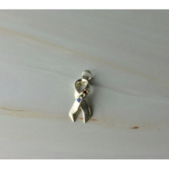 925 Sterling Silver Multicolor CZ Pendant