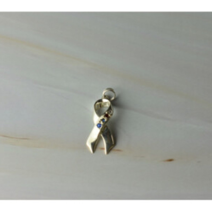 925 Sterling Silver Multicolor CZ Pendant