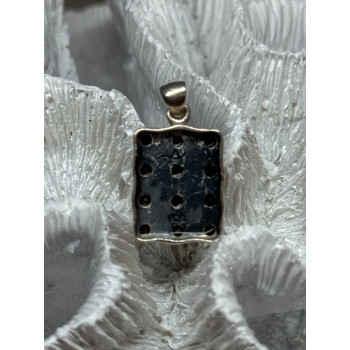 925 Sterling Silver Multicolor Spinel Pendant Length 1.3 Inch