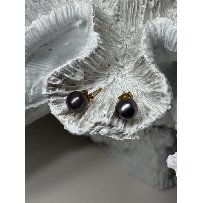 14K YELLOW GOLD PEARL EARRINGS