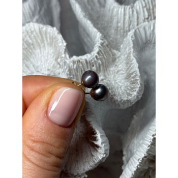 14K YELLOW GOLD PEARL EARRINGS