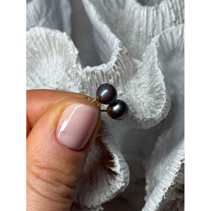 14K YELLOW GOLD PEARL EARRINGS