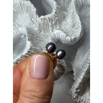 14K YELLOW GOLD PEARL EARRINGS