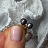 14K Yellow Gold Pearl Earrings
