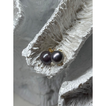 14K YELLOW GOLD PEARL EARRINGS