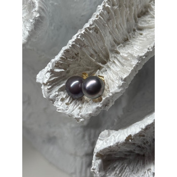 14K YELLOW GOLD PEARL EARRINGS