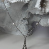 925 Sterling Silver Pearls Necklace Length 18 Inch Elegant