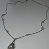 925 Sterling Silver Pearls Necklace Length 18 Inch Elegant
