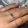 925 Sterling Silver Pearls Necklace Length 18 Inch Elegant