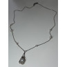 925 STERLING SILVER PEARLS NECKLACE LENGTH 18 INCH ELEGANT