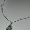 925 Sterling Silver Pearls Necklace Length 18 Inch Elegant