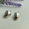 Vintage 925 Sterling Silver Gold Plated Earrings