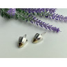 Vintage 925 Sterling Silver Gold Plated Earrings